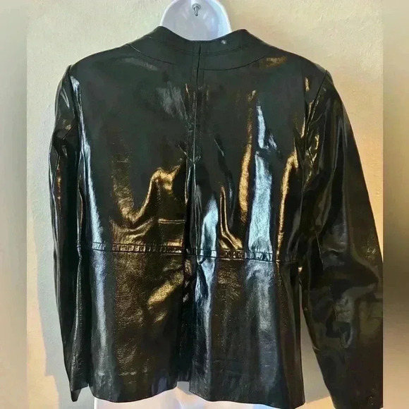 Vintage Laura Ashley Leather Jacket - Picture 4 of 7